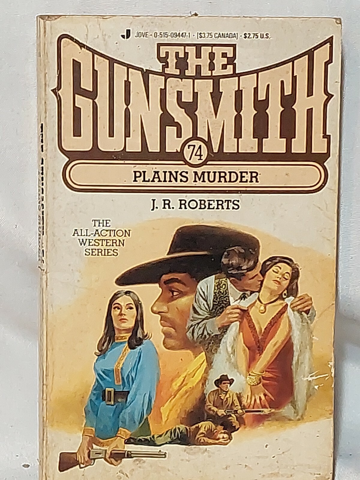 J. R. Roberts The Gunsmith Plains Murder Western Paperback 1988