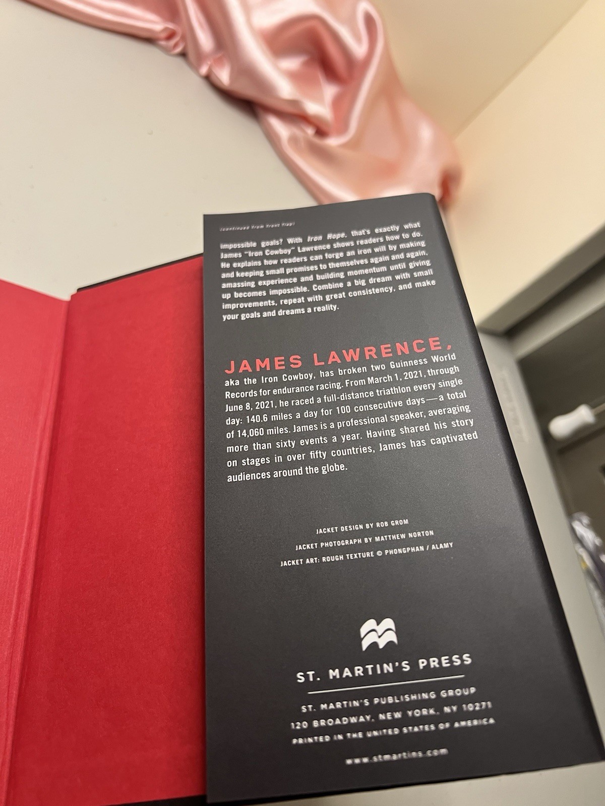 Signed Iron Hope: Lessons Learned From Conquering Impossible by James Lawrence