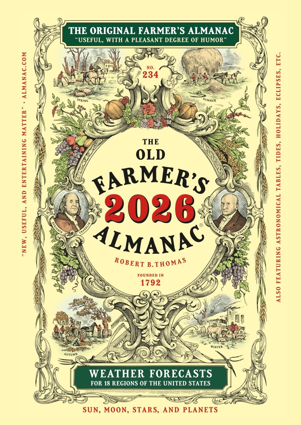 2026 Old Farmer’s Almanac Easy to Read Edition – Almanac, Old Farmer’s – Goo…