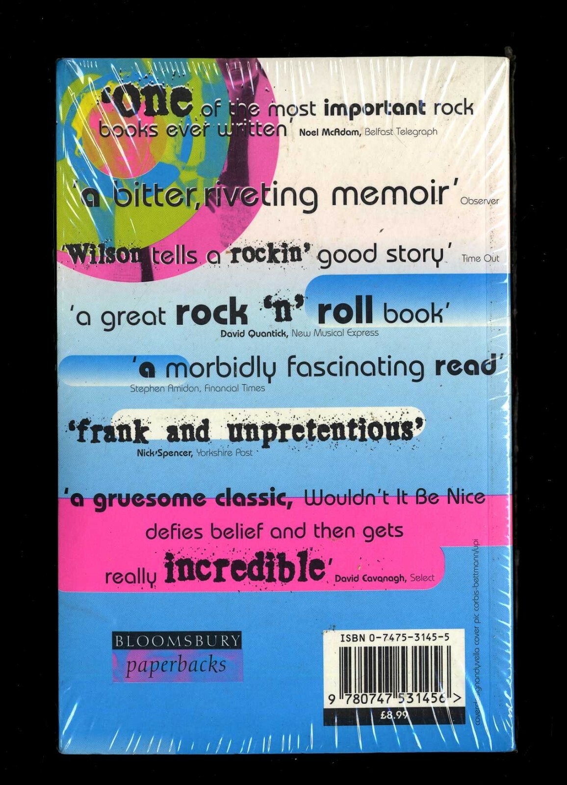 BRIAN WILSON – Wouldn’t It Be Nice – Todd Gold – Paperback 1996 Issue 398 Pages
