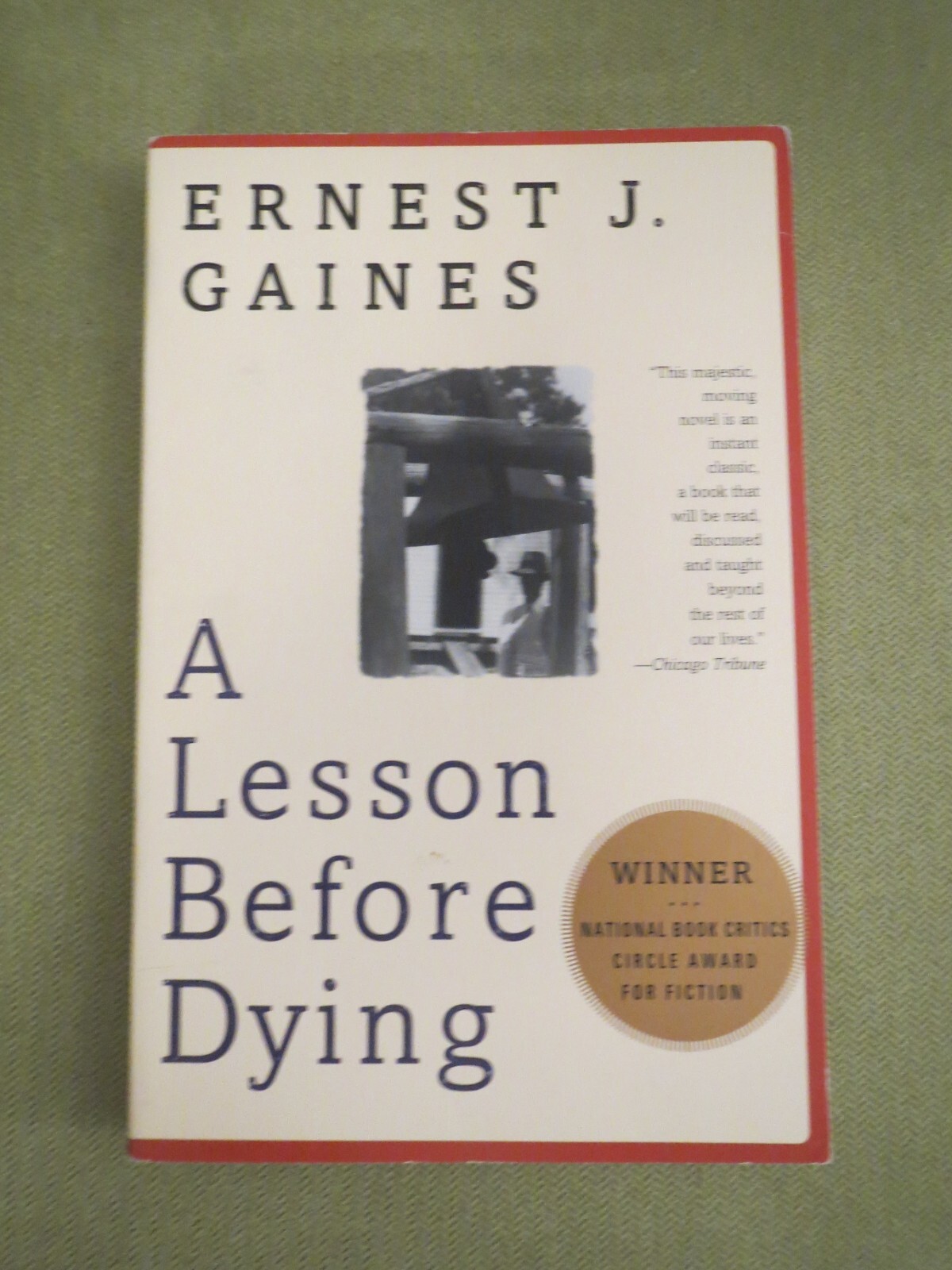 A Lesson Before Dying by Ernest J. Gaines, 0679741666, Paperback, NEW