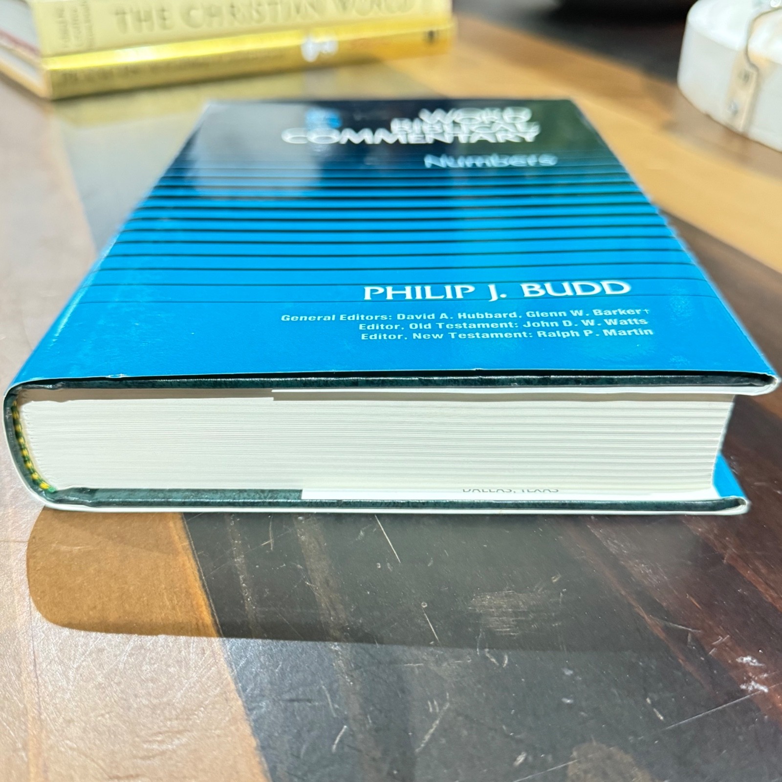 NUMBERS, Philip J. Budd, Vol. 5, Word Biblical Commentary, 1984, Hardcover