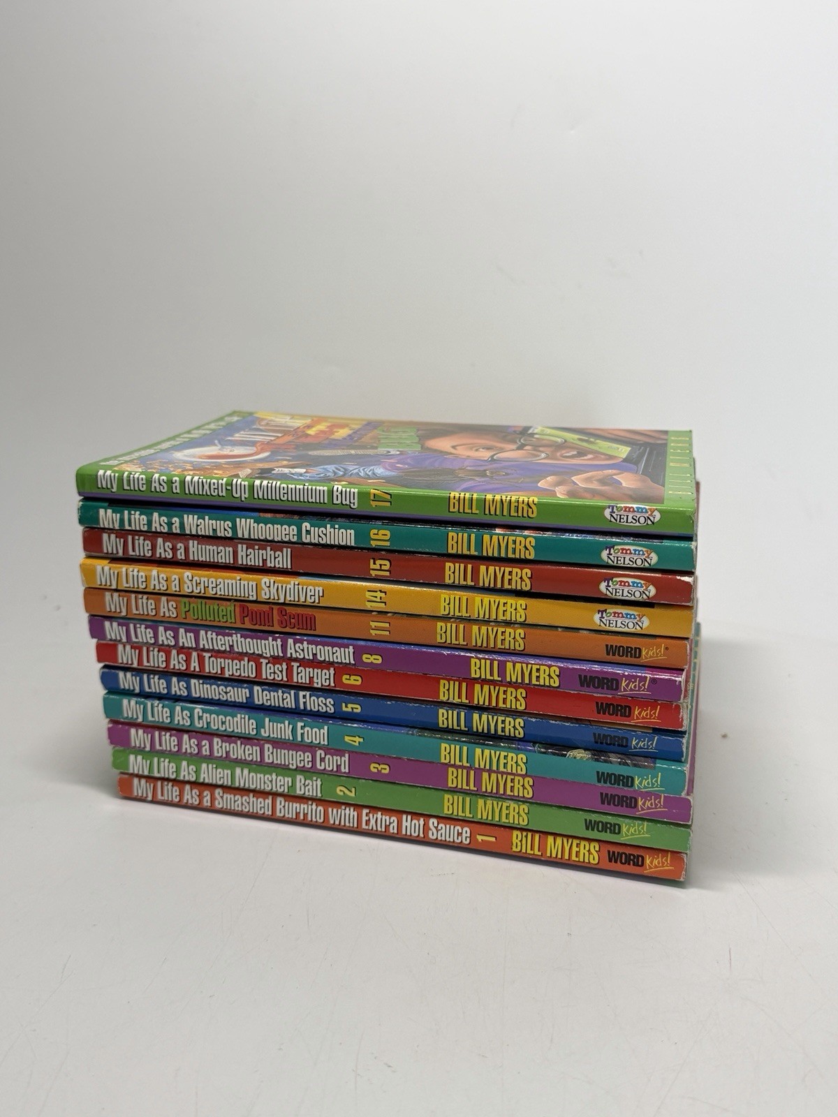 Bill Myers My Life as Wally McDoogle Book Lot 11 PB Books #1-17 Mixed Titles