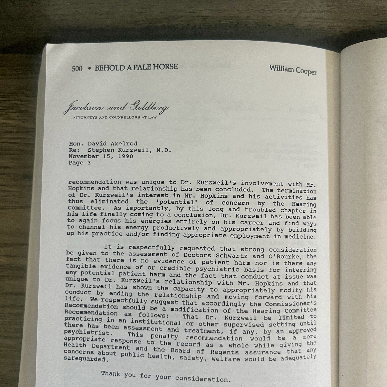 Behold a Pale Horse 1991 by William Cooper UNREVISED 500 pages | P of Z + CFR
