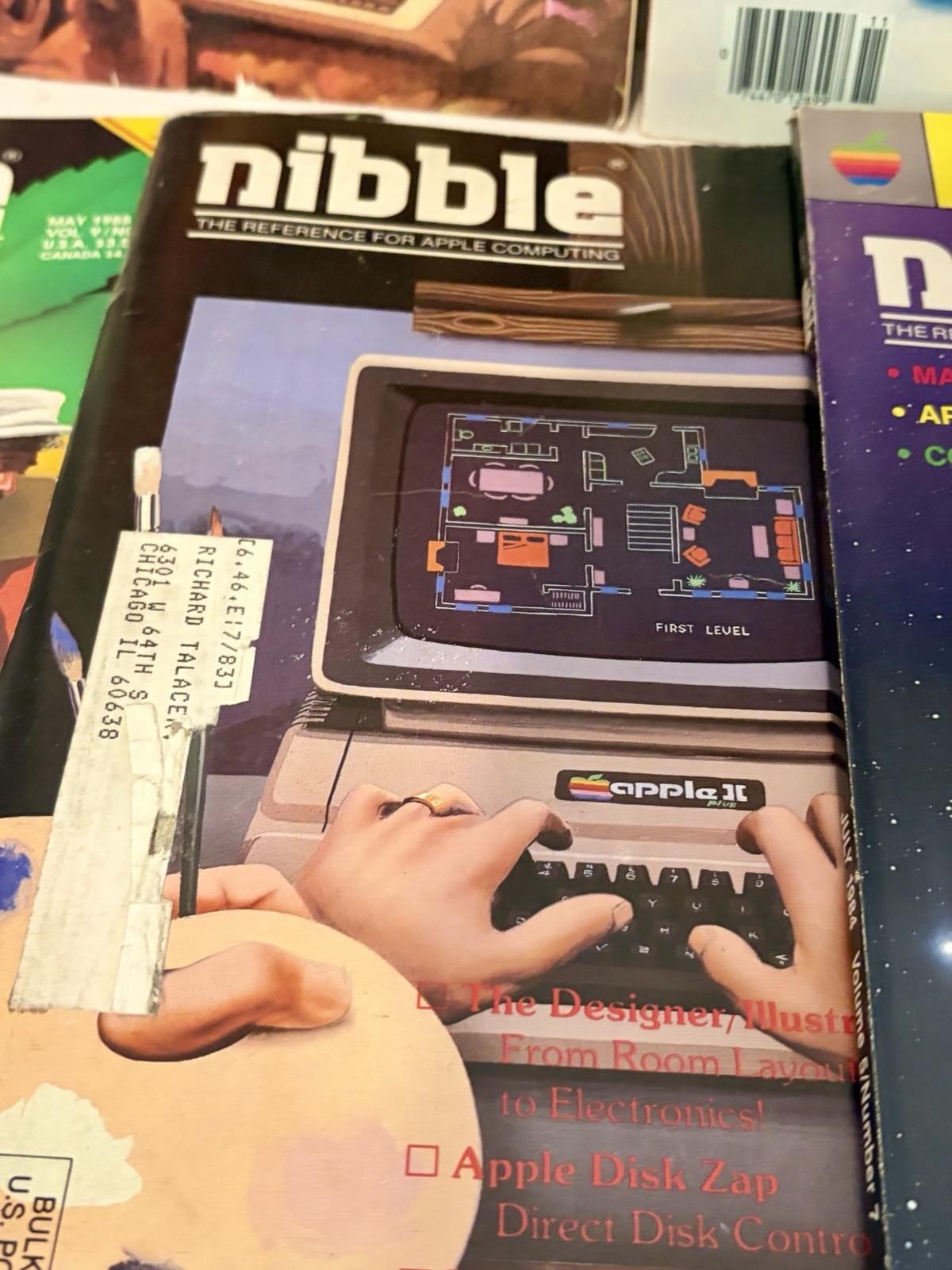 Vintage Nibble Apple Magazine Computer Magazines Lot