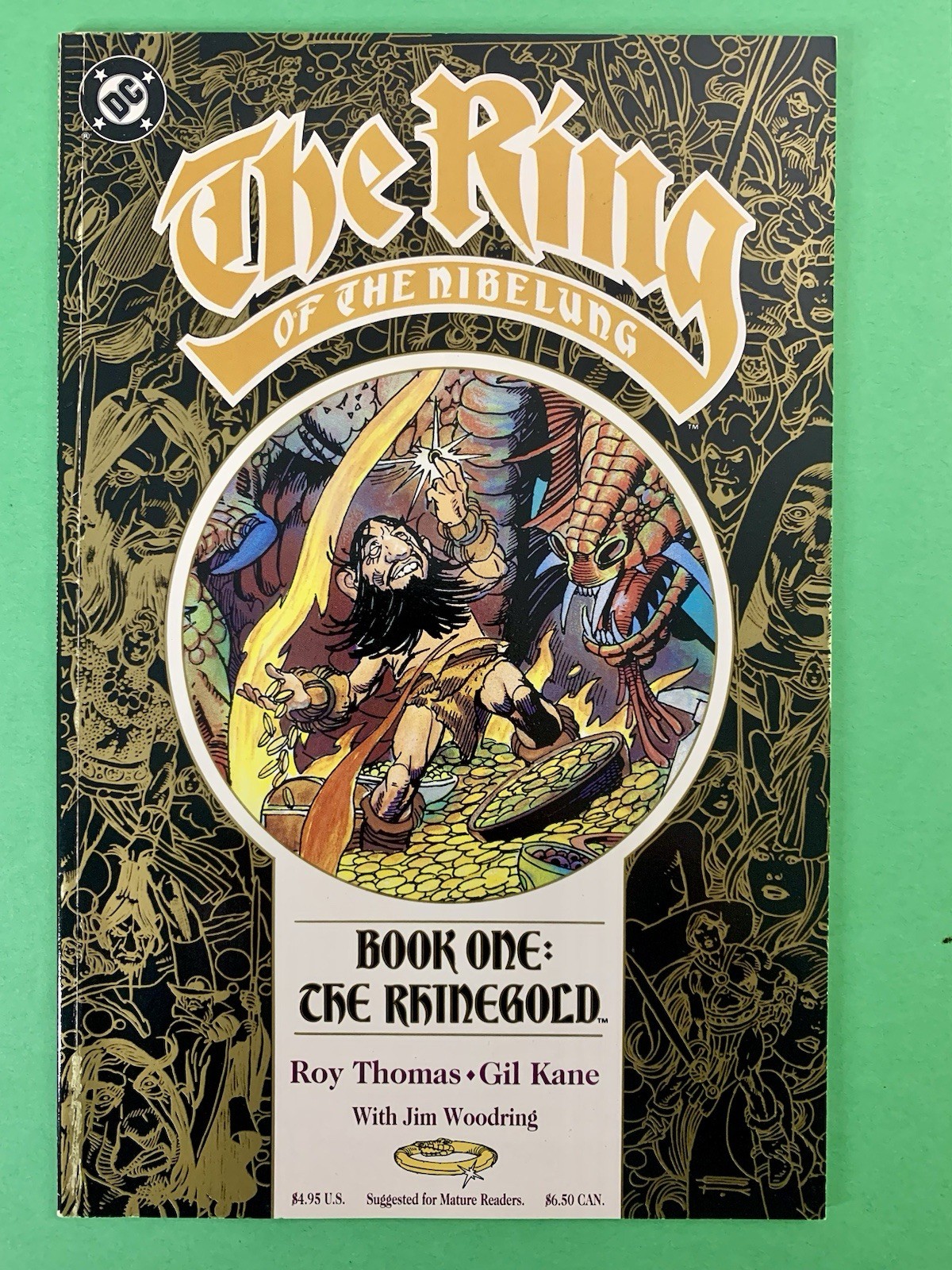 THE RING OF THE NIBELUNG By ROY THOMAS & GIL KANE VOLUMES 1,2,4 (DC SOFTCOVER)