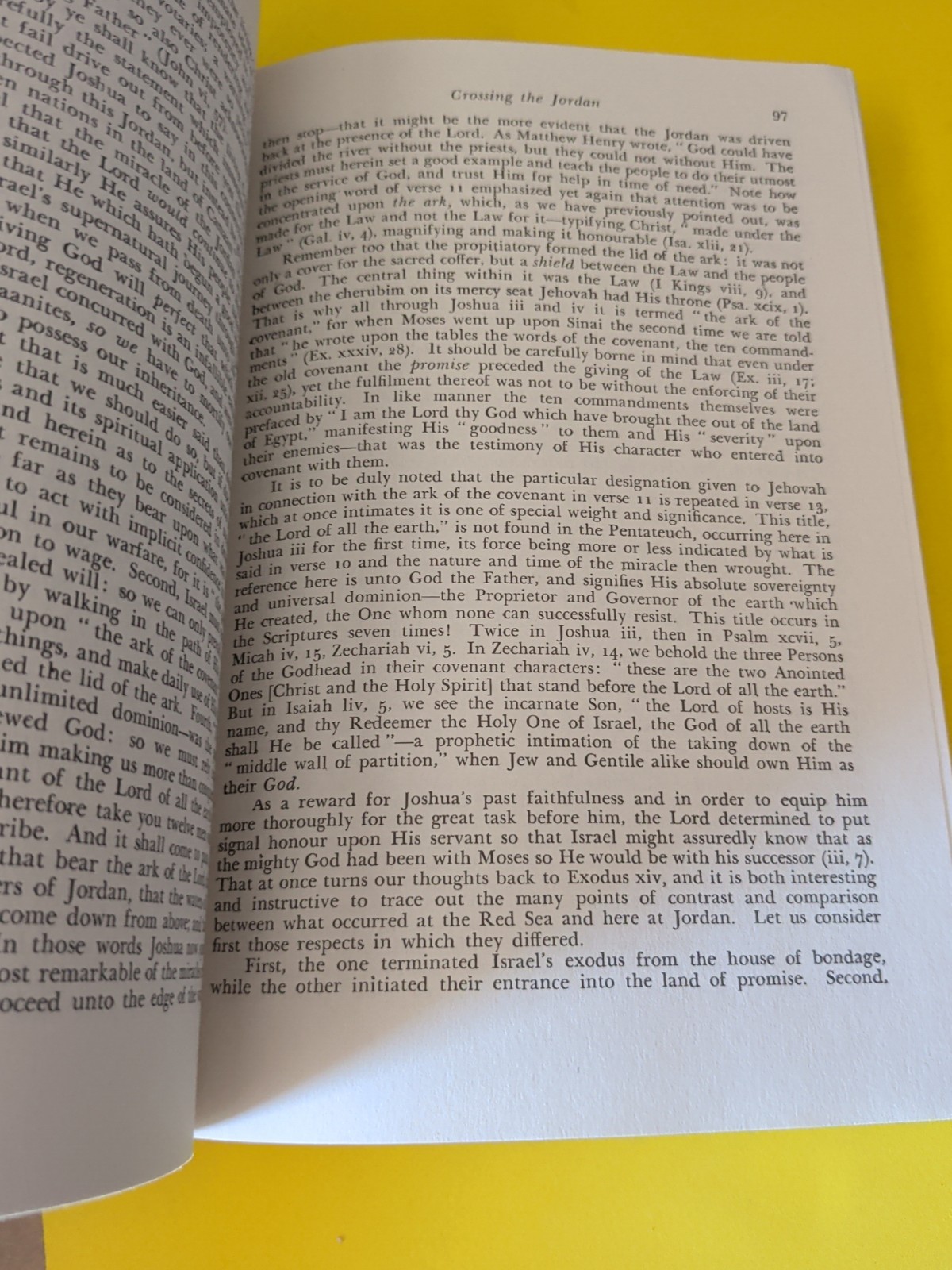 Gleanings in Joshua by Arthur W. Pink (Hardcover) 1973 8th Printing MOODY PRESS