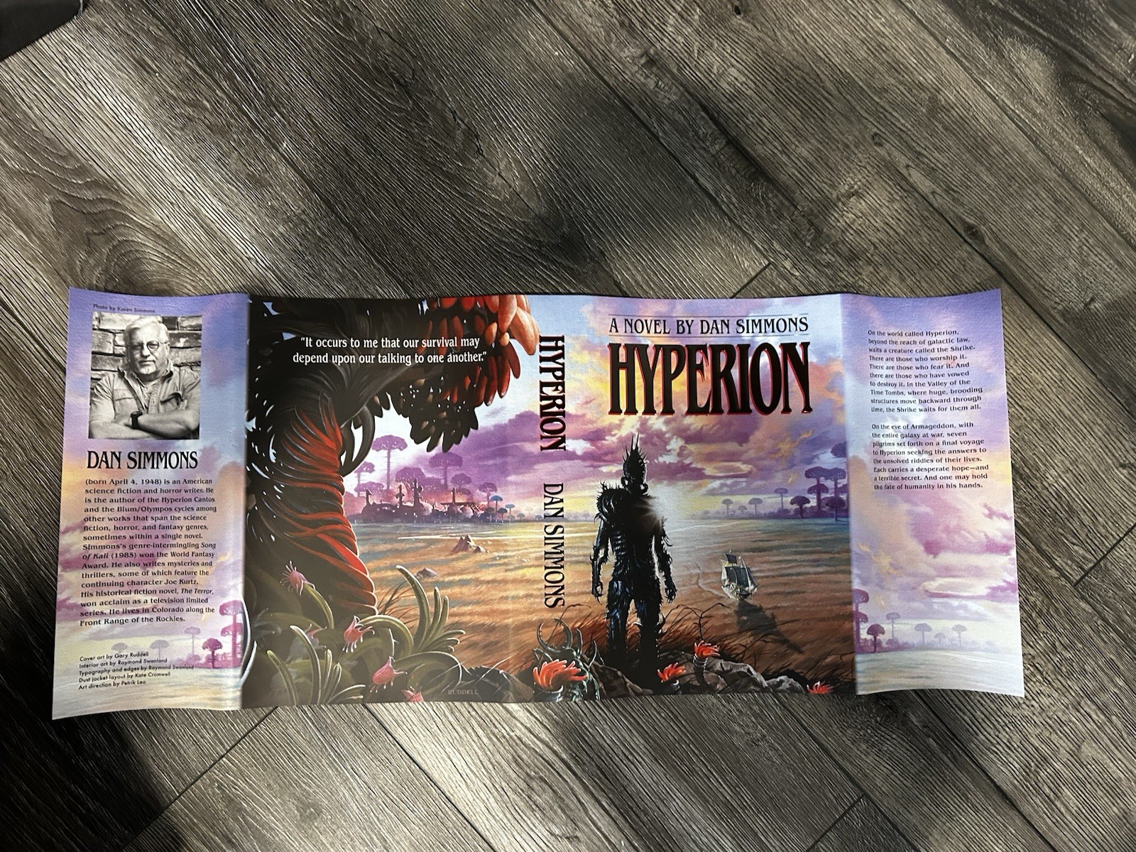 Hyperion Cantos Broken Binding Hardcover ALTERNATE DUST JACKETS ONLY *No Books*