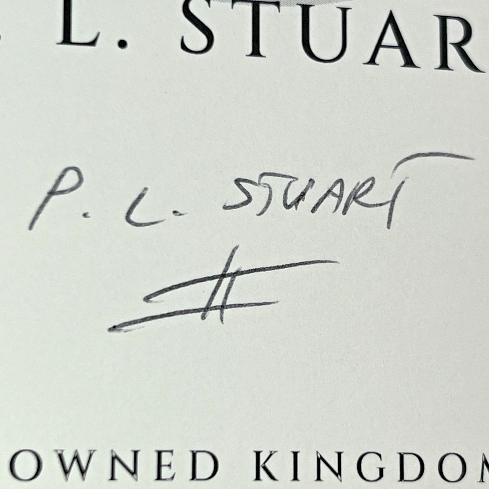 The Drowned Kingdom Saga Books I & II PL Stuart SIGNED 1st Broken Binding Set