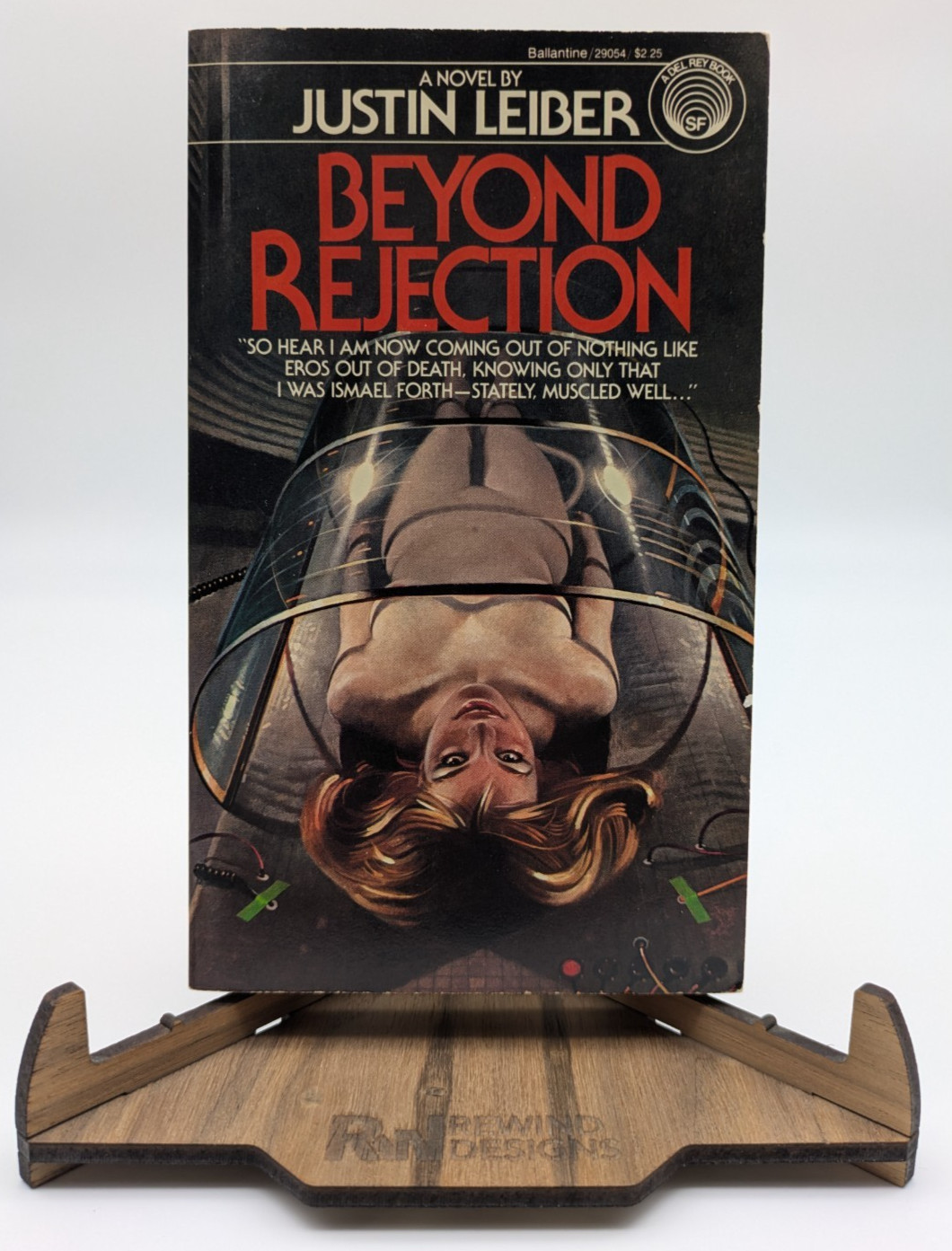 JUSTIN LEIBER Beyond Rejection VINTAGE PAPERBACK BOOK Del Rey 1980 Sci-Fi 1st
