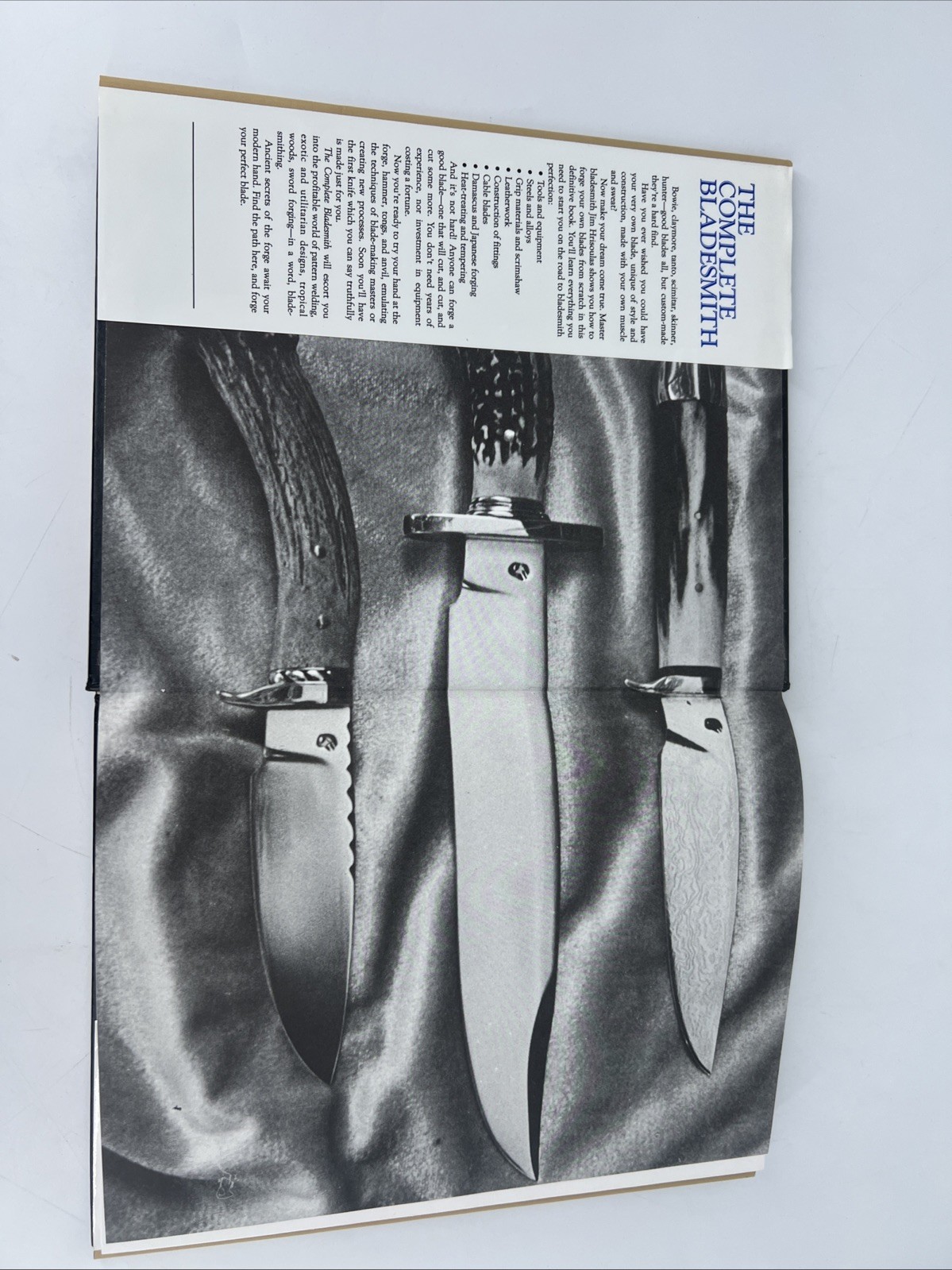 Complete Bladesmith – Forging Your Way to Perfection 1987 By Jim Hrisoulas, Hard