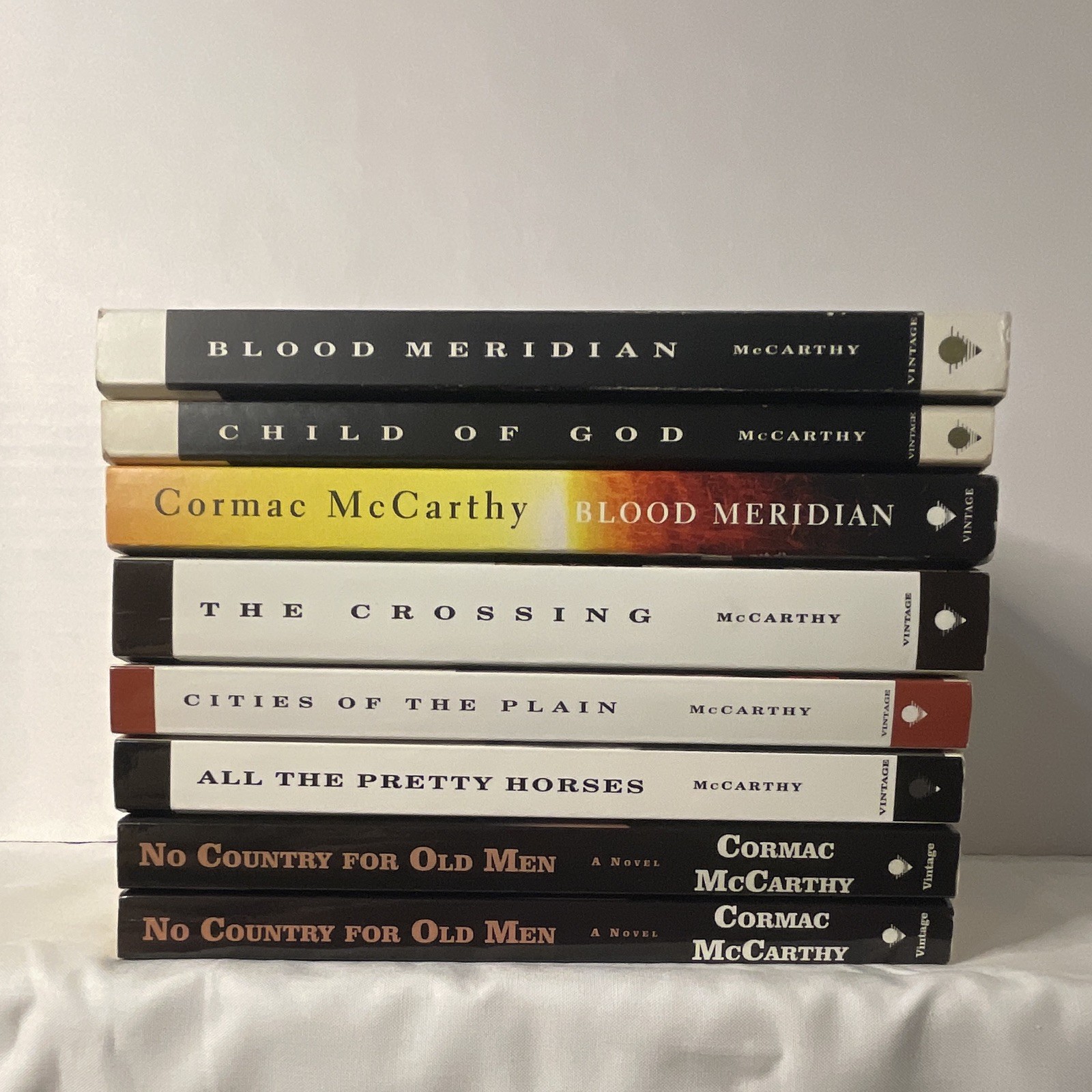 Cormac McCarthy 8 Book Lot Blood Meridian Child of God No Country Bundle