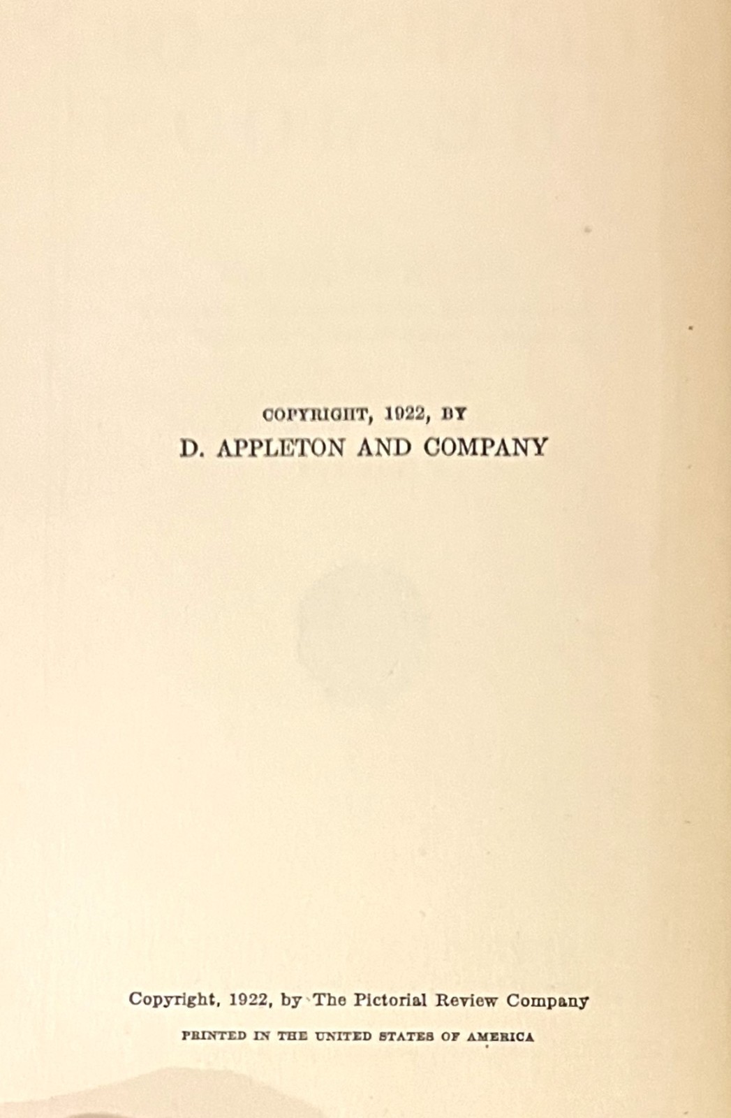 THE GLIMPSES OF THE MOON-1922 Novel-EDITH WHARTON-Excellent D. Appleton 1st HC!