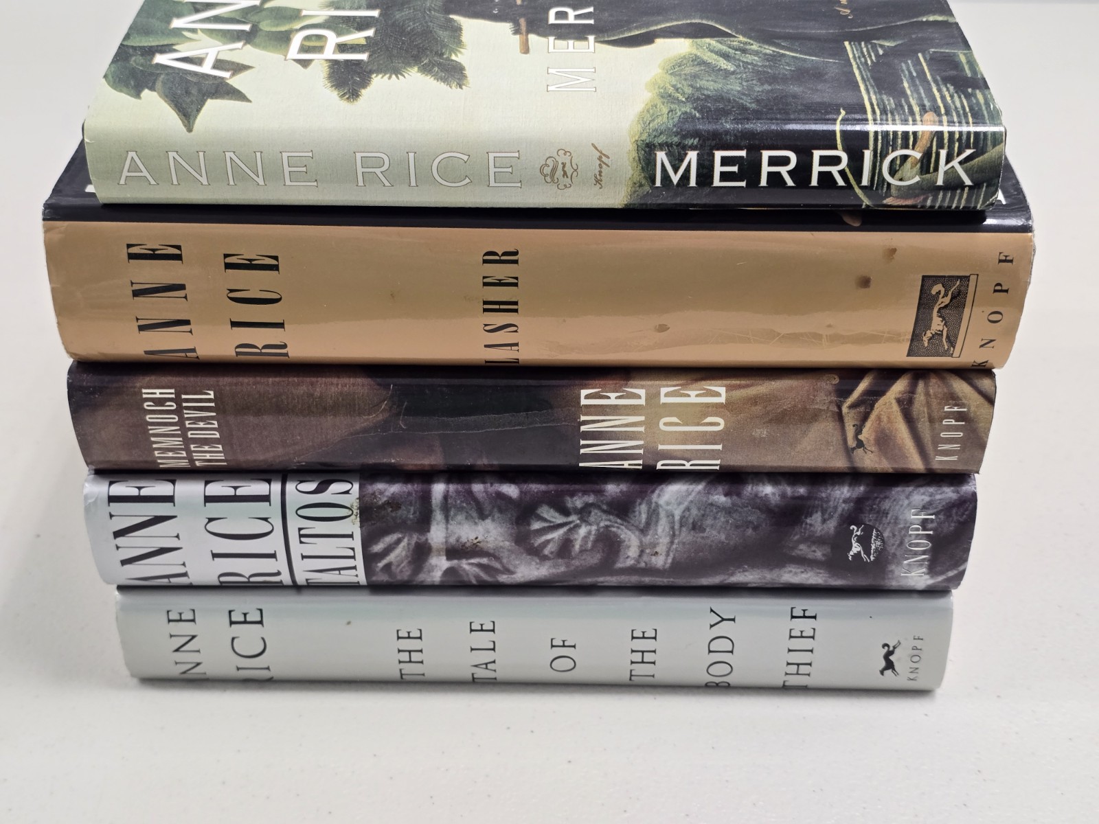 Anne Rice Hardcover Book Lot 5x (4 1st Editions) Vampire Chronicles Mayfair
