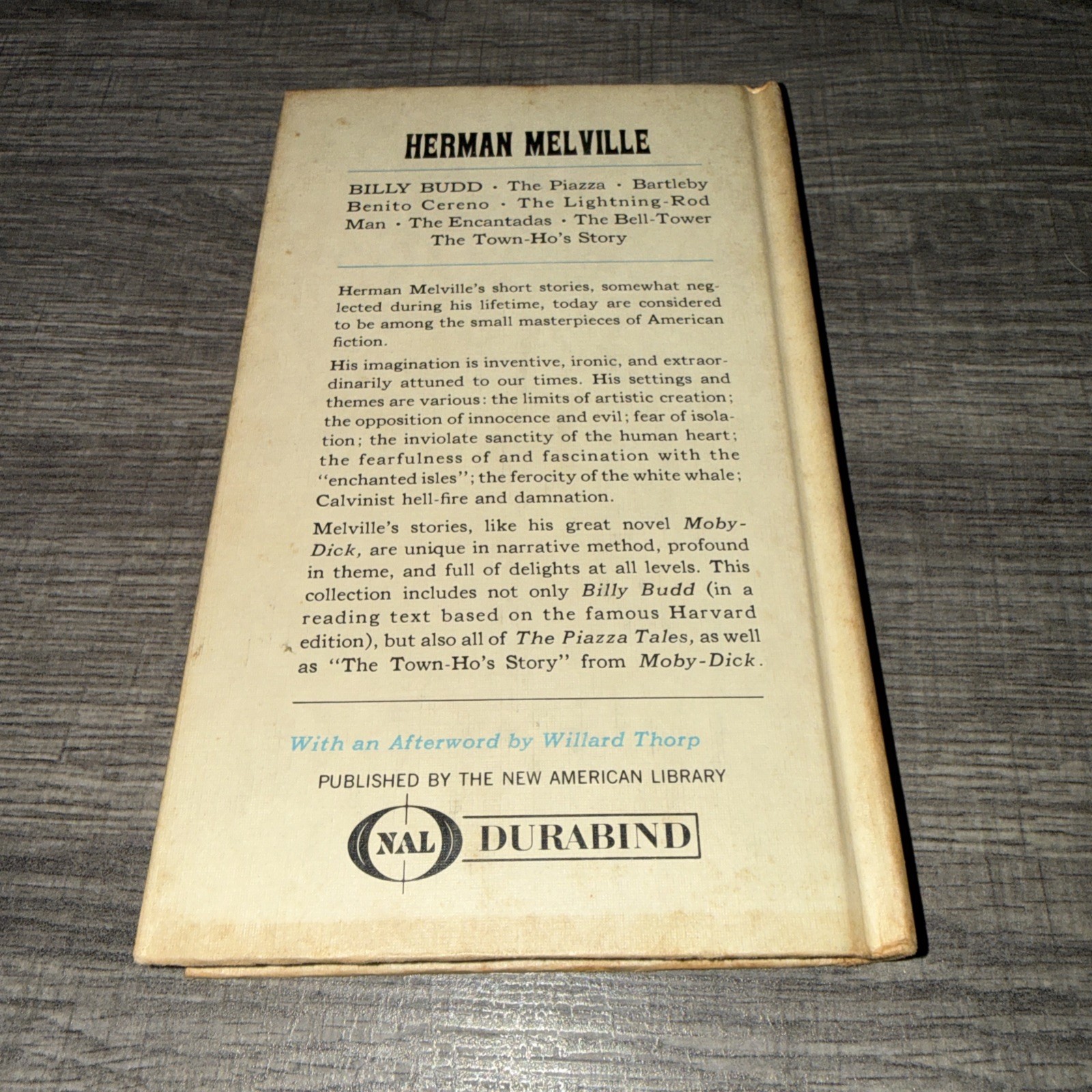 Billy Budd and Other Tales by Herman Melville1961 Hardcover Signet Classic