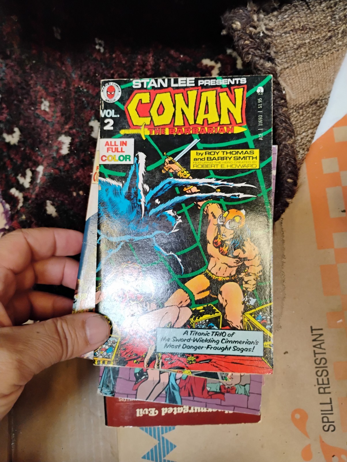 Stan Lee presents CONAN THE BARBARIAN VOL 1, 2 & 3 By Roy Thomas & Barry Smith