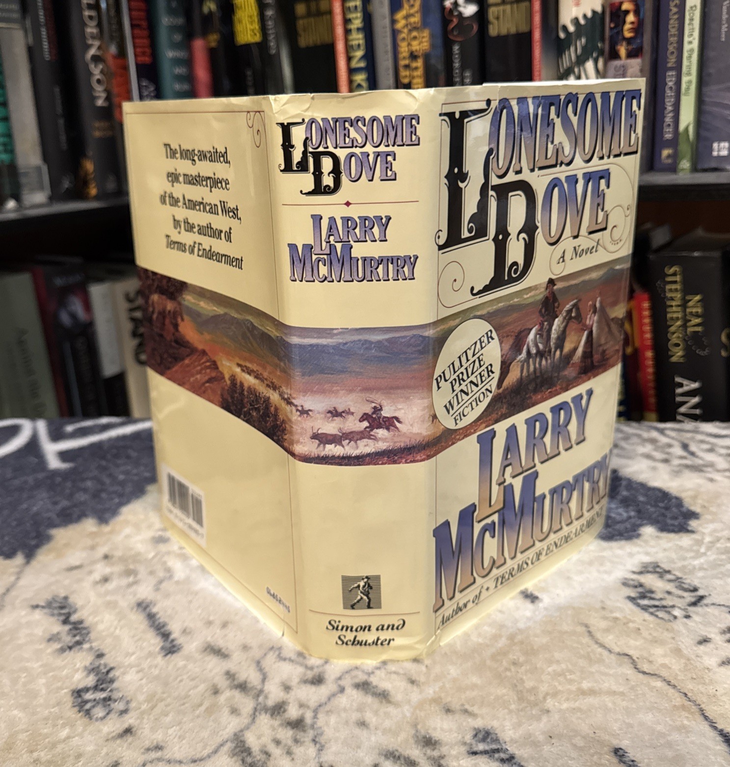 Lonesome Dove – Larry McMurtry (1985, Hardcover) First Edition/Late Print, G