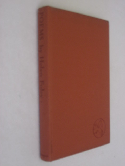 Helen Foley POEMS The Macmillan Company 1939 HC/DJ