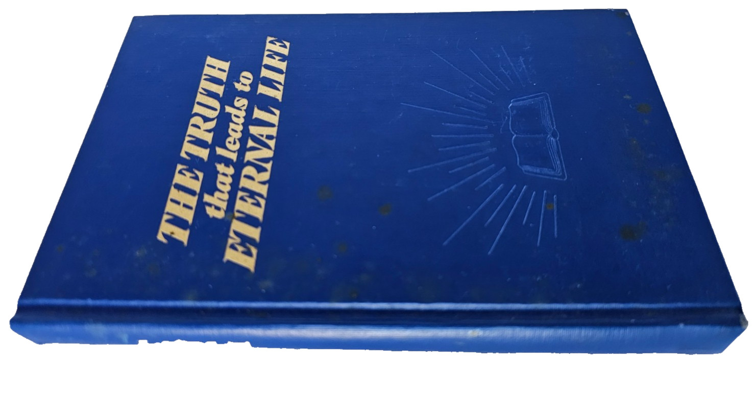 Acceptable Vtg 1968 THE TRUTH THAT LEADS TO ETERNAL LIFE JEHOVAHS WITNESS HC