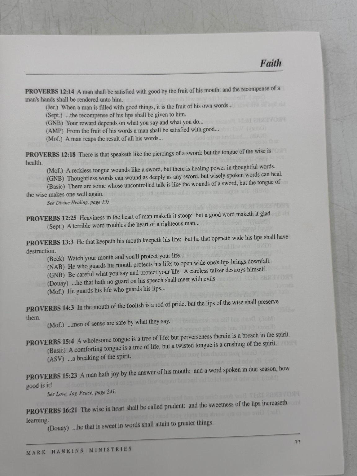 Spirit-Filled Scripture Study Guide Mark Hankins 1999 Revised Spiral-bound
