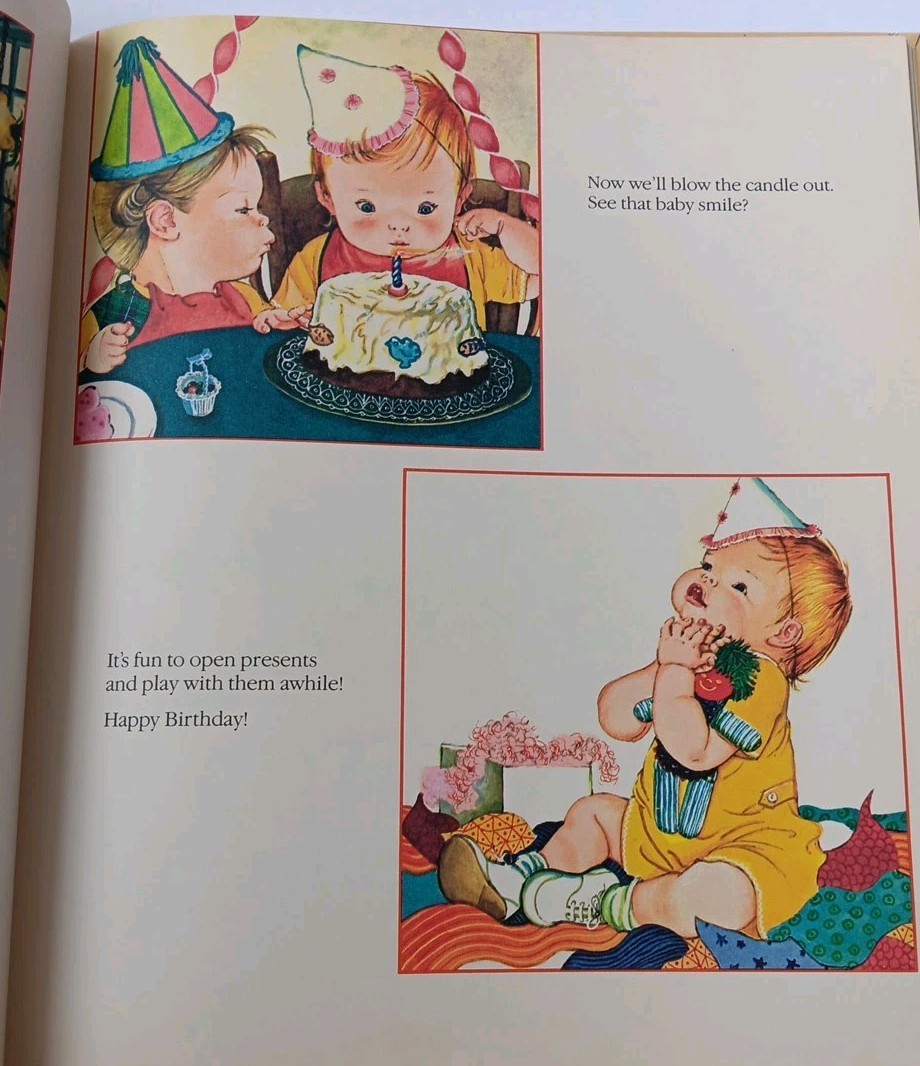 The Eloise Wilkin Treasury Hardcover 1985 Golden Book Merrigold Vintage 10.5×12″