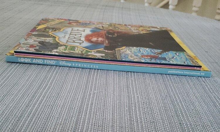 DISNEY PRINCESS Lot 4 LOOK AND FIND Children Books 1 Hardcover 3 Paperback