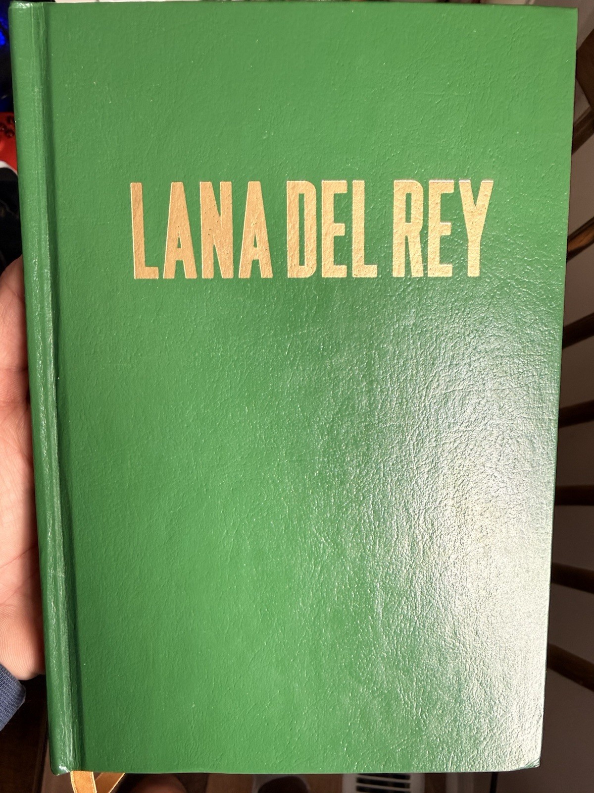 LANA DEL REY Green Hardcover Book – Format: Hardcover, Color: Green