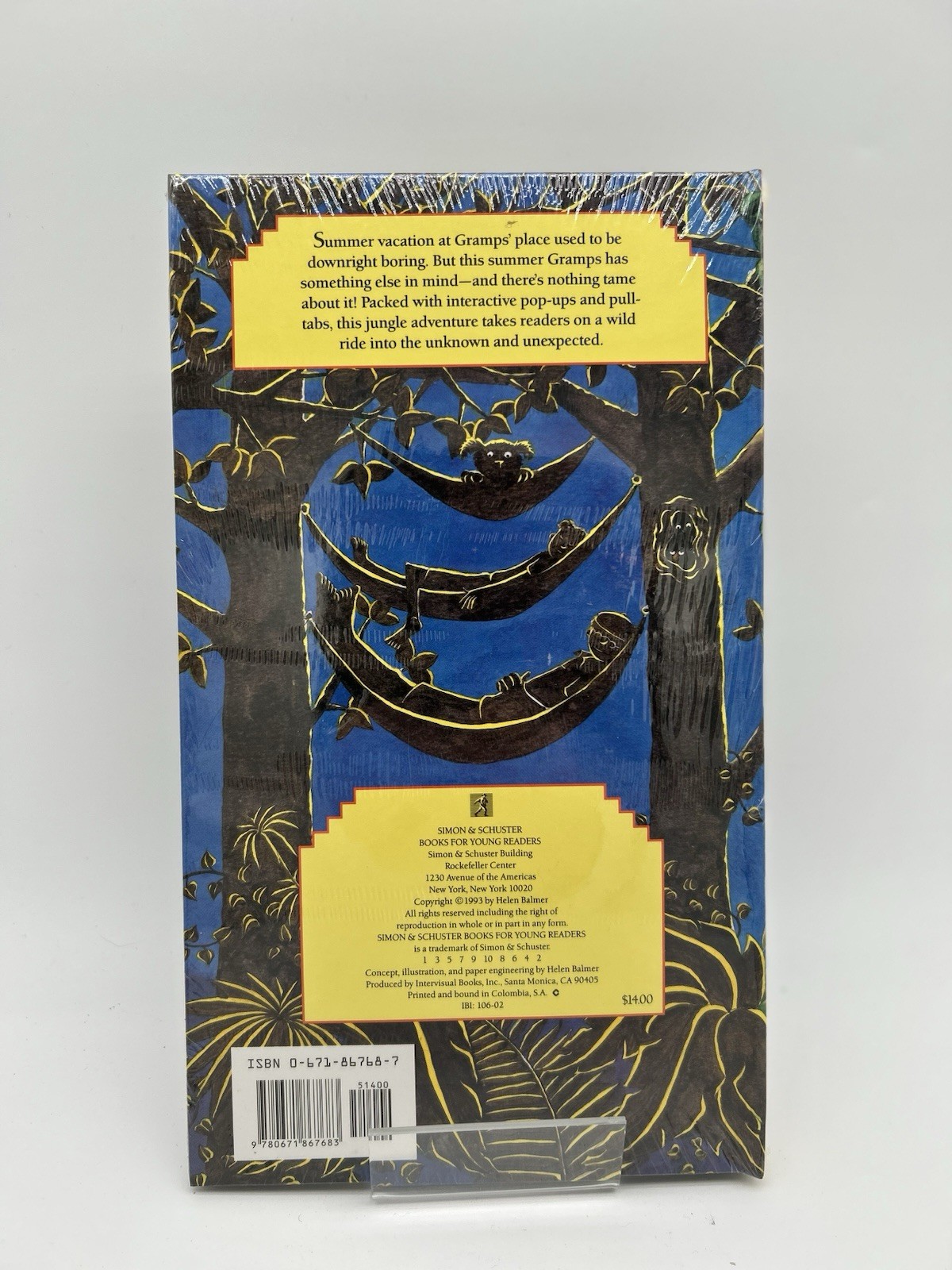 JUNGLE ADVENTURE: A POP-UP VACATION By Helen Balmer – Hardcover SEALED