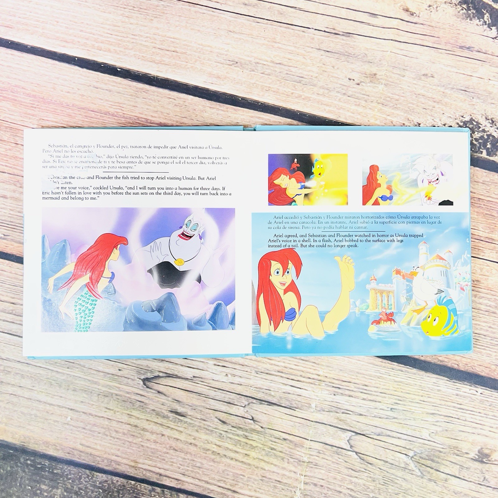 La Sirenita / The Little Mermaid (Libro de Disney en Español & English