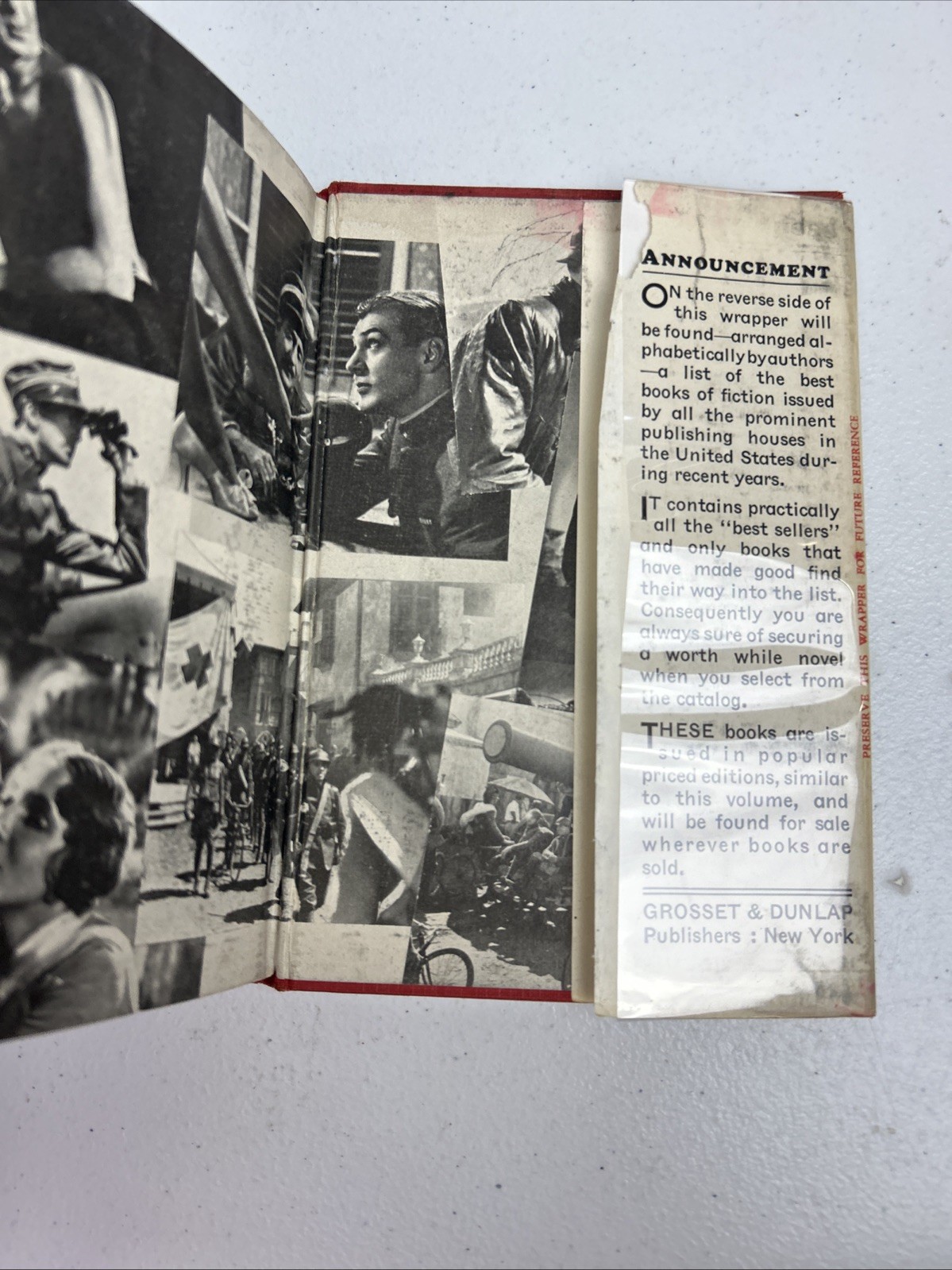 A Farewell To Arms Book Ernest Hemingway HC DJ 1929 Rare Photoplay Edition