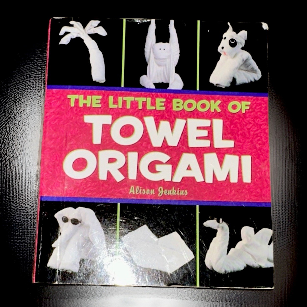 THE LITTLE BOOK OF TOWEL ORIGAMI By Alison Jenkins *Excellent Condition*