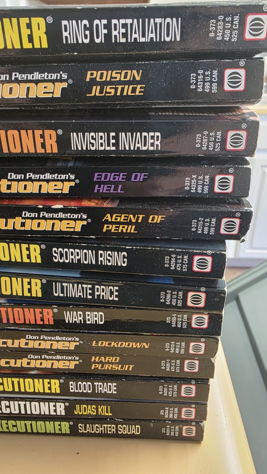 Don Pendleton Books The Executioner Lot of 13 Books Vintage Paperbacks
