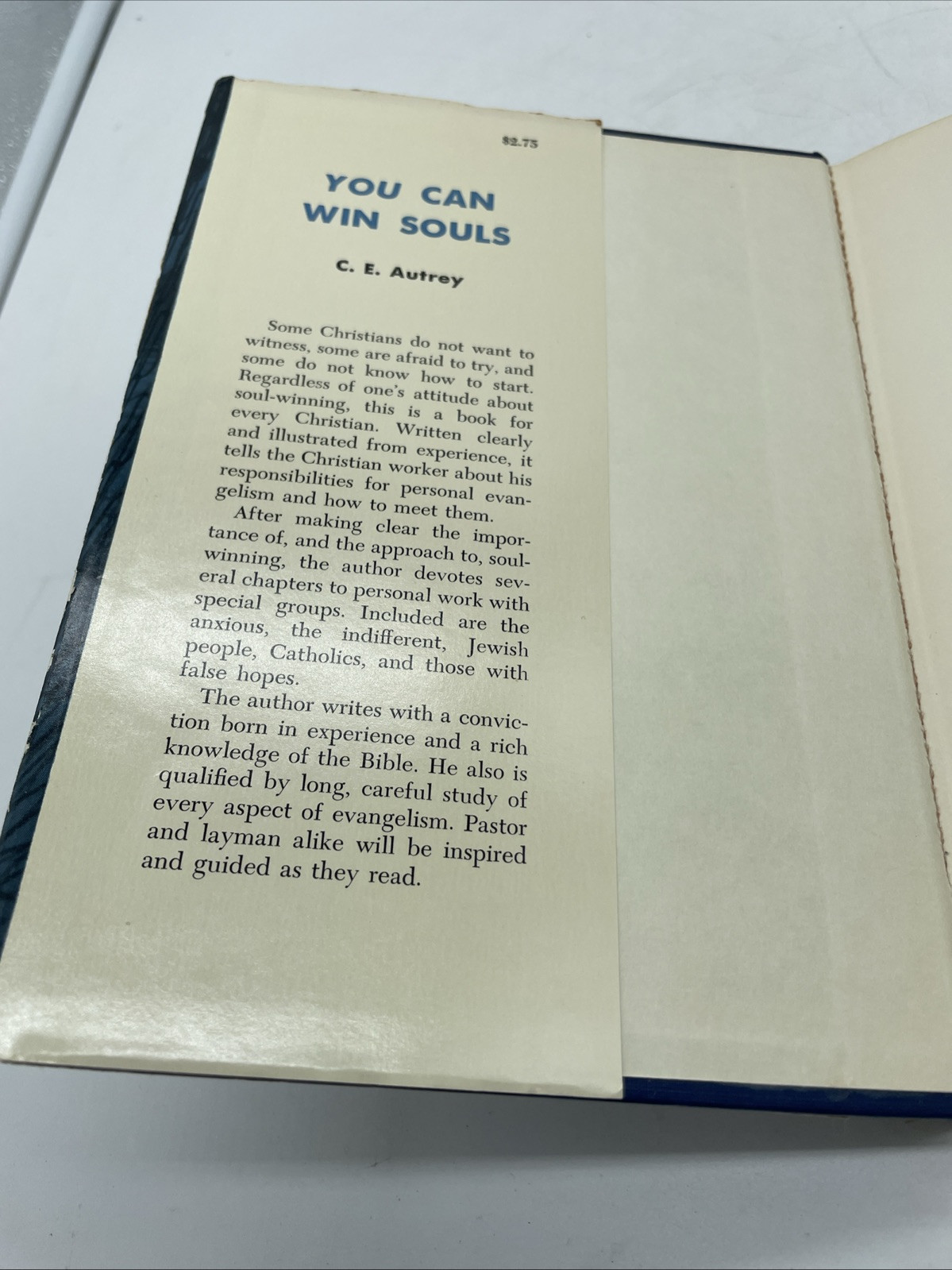 Signed YOU CAN WIN SOULS by C.E. Autrey 1961 Hardback with Dust Jacket