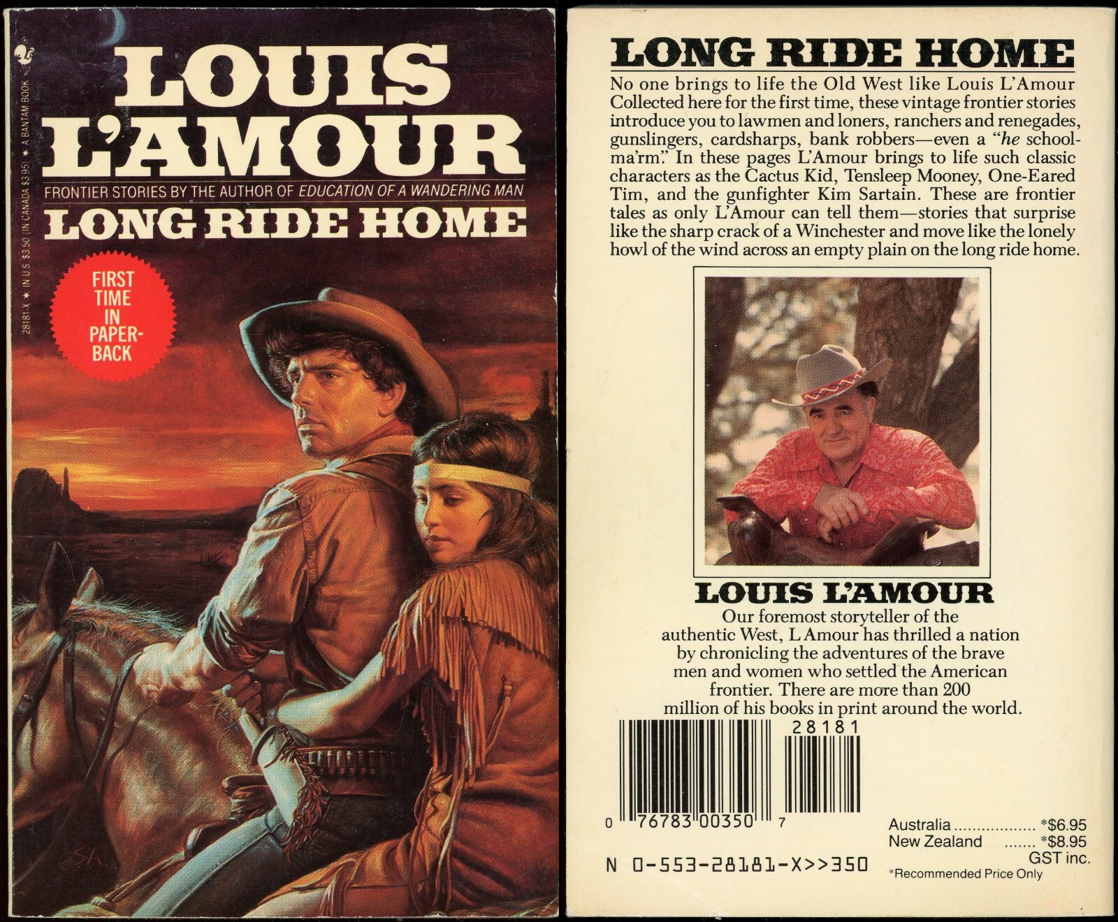 Western Collection Action Adventure Lot of 5 Paperback by Louis Lamour