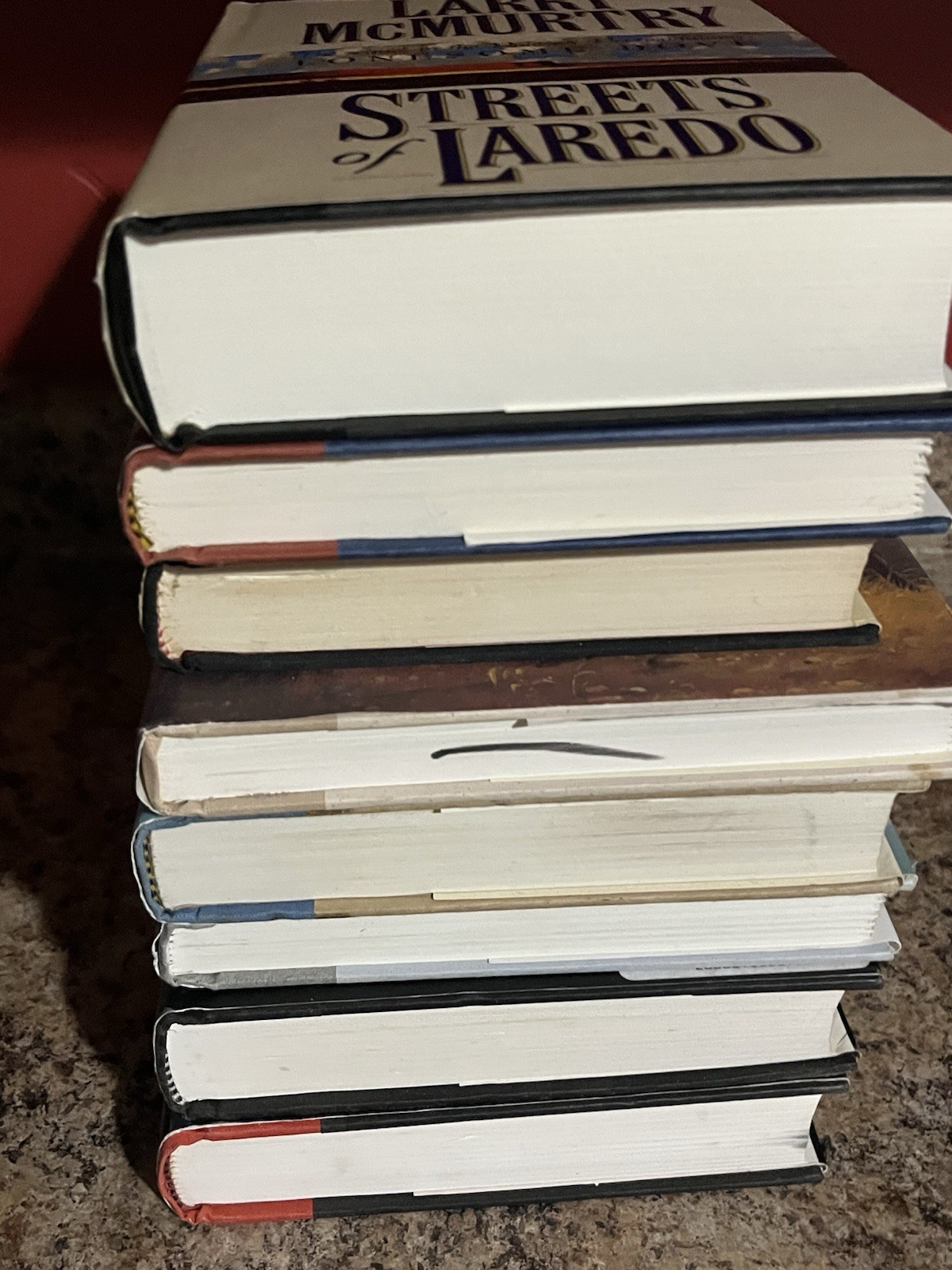 8 Book Lot Larry McMurtry Hardcover Comanche Some Can Whistle Loop Group