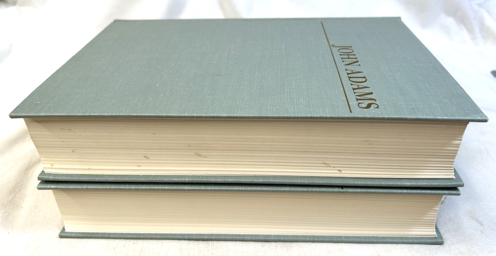 John Adams by Page Smith Vols 1 & 2 HC DJ 1962 Slipcase Biography BOMC