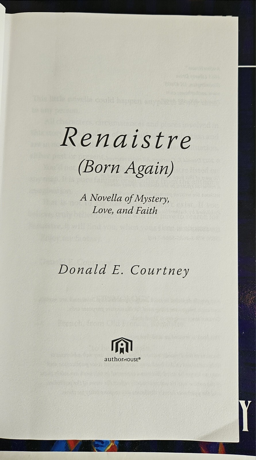 Donald E Courtney Book Lot of 5 Signed Books Fiction