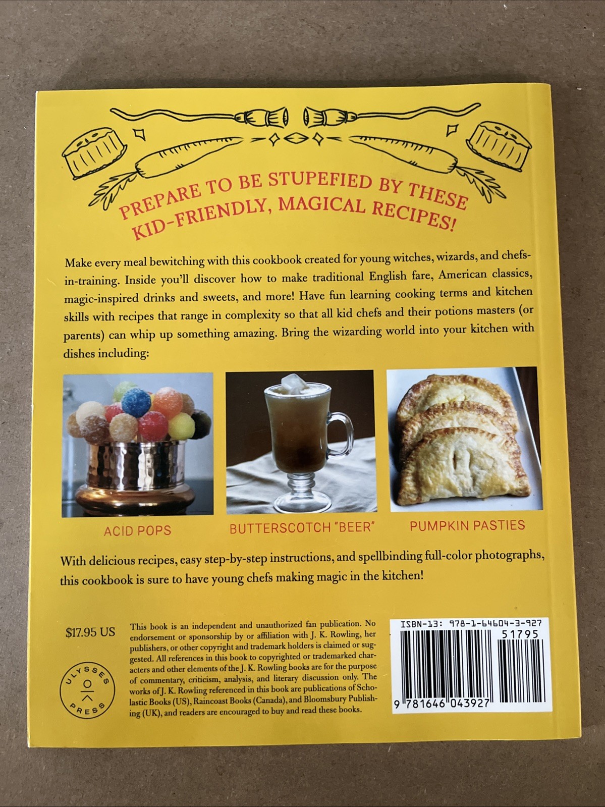 Unofficial Hogwarts Cookbook For Kids, 112 Pages, Softcover, A. Al-Hatlani, 2021