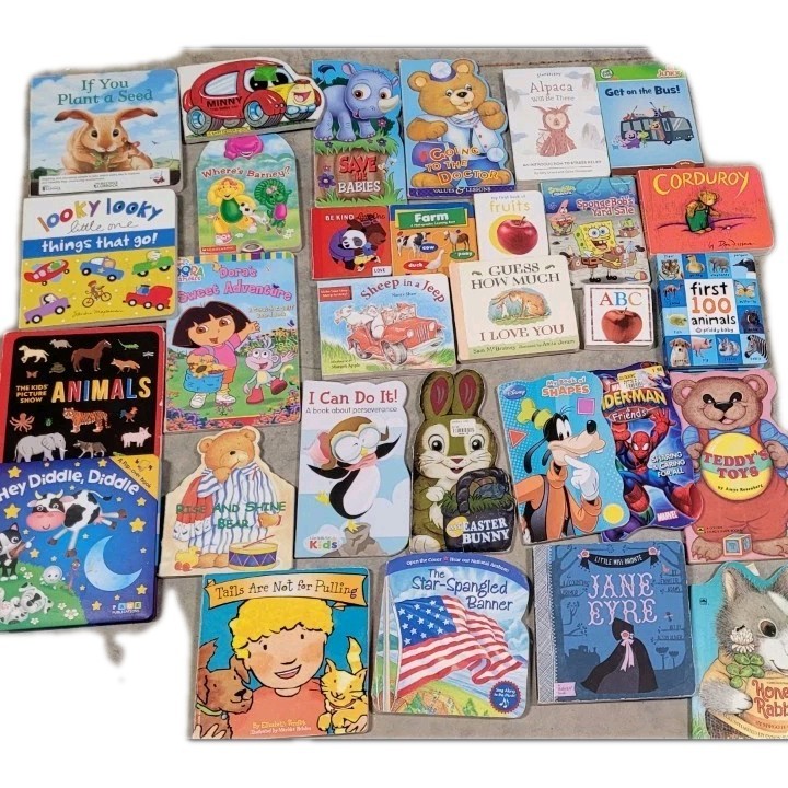 Huge Lot Of 80 Board Books for Children’s/ Toddler Babies/Preschool/Daycare