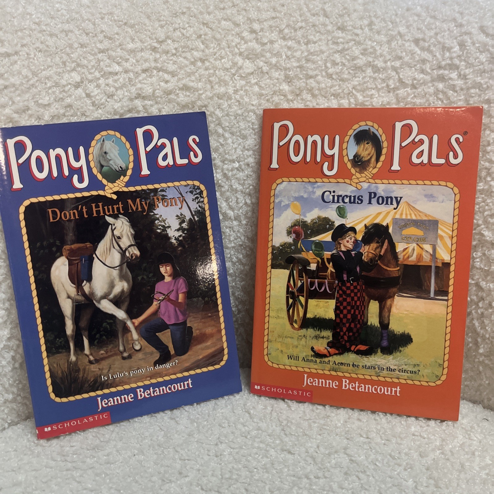 Lot 21 Pony Pals Book Paperback Horse Books Jeanne Betancourt Vintage Scholastic