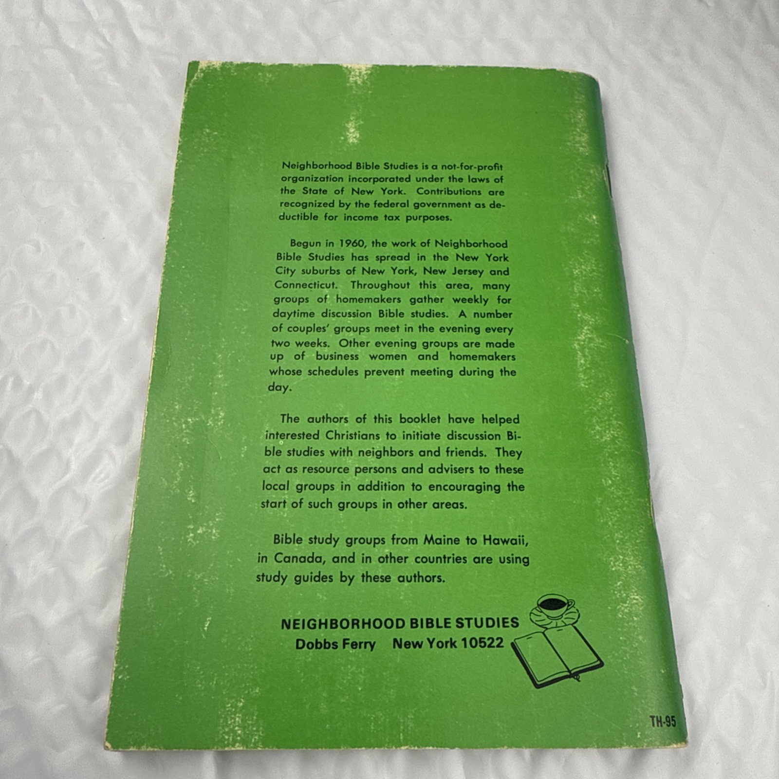 Bible Study Guide Abraham Moses Joseph David – Four Men of God 1972 Kunz Schell