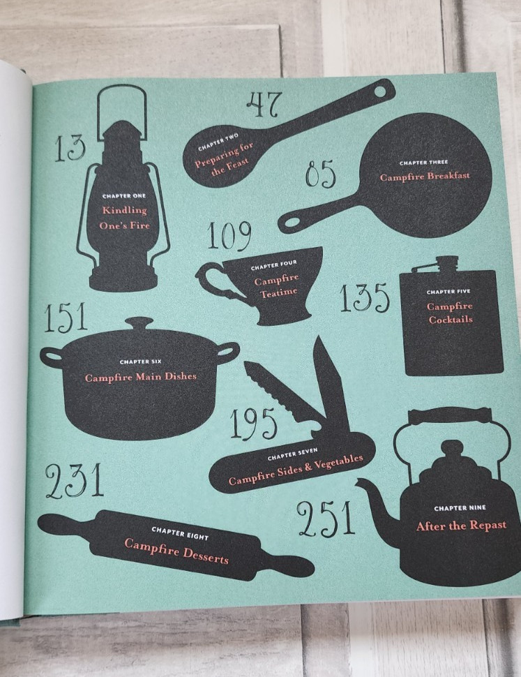 Campfire Cookery Adventuresome Recipes Great Outdoors hardcover 302 pages nice