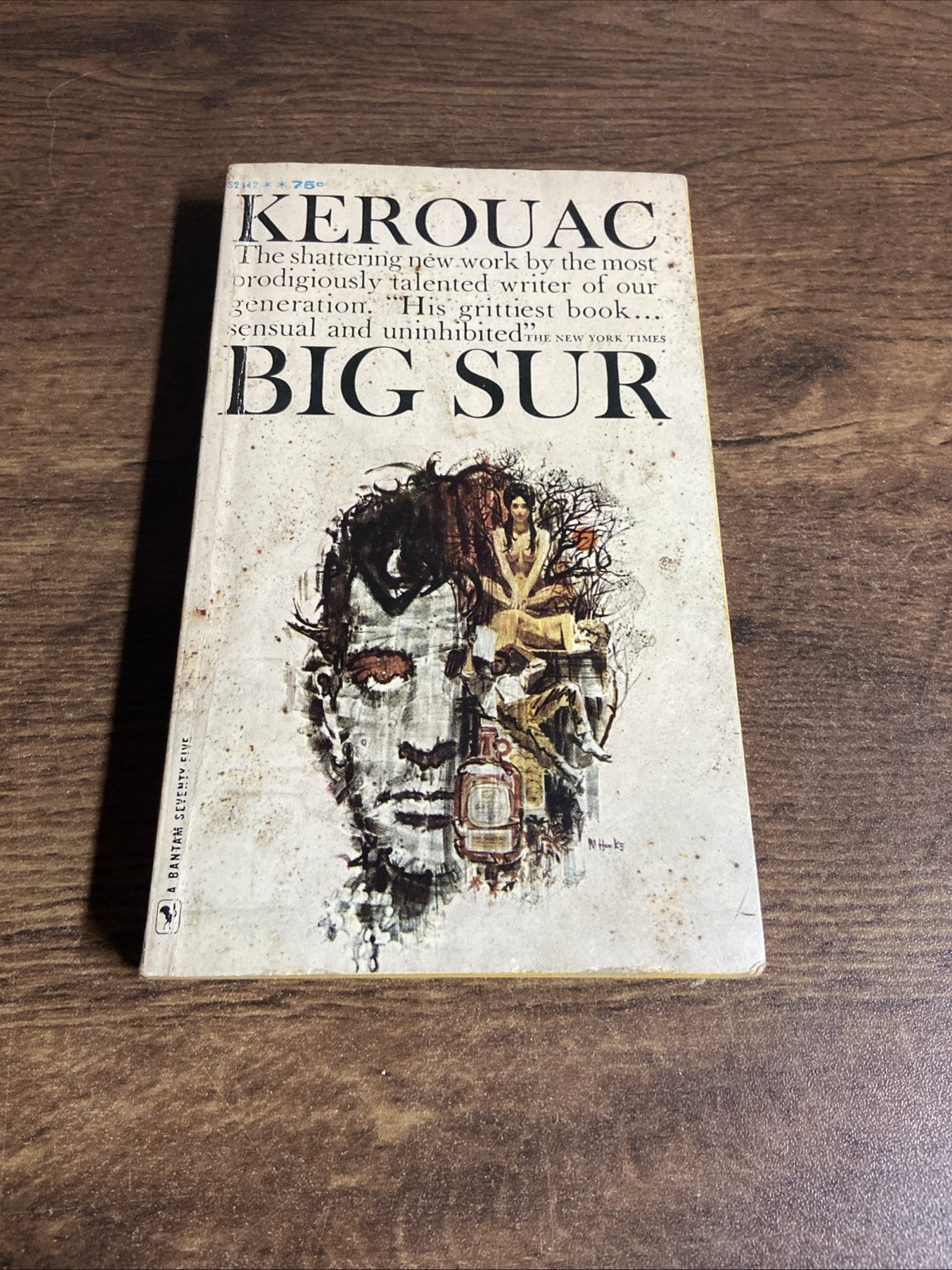 1963 – Jack Kerouac ‚Big Sur‘ paperback PB 1st Bantam Books Printing