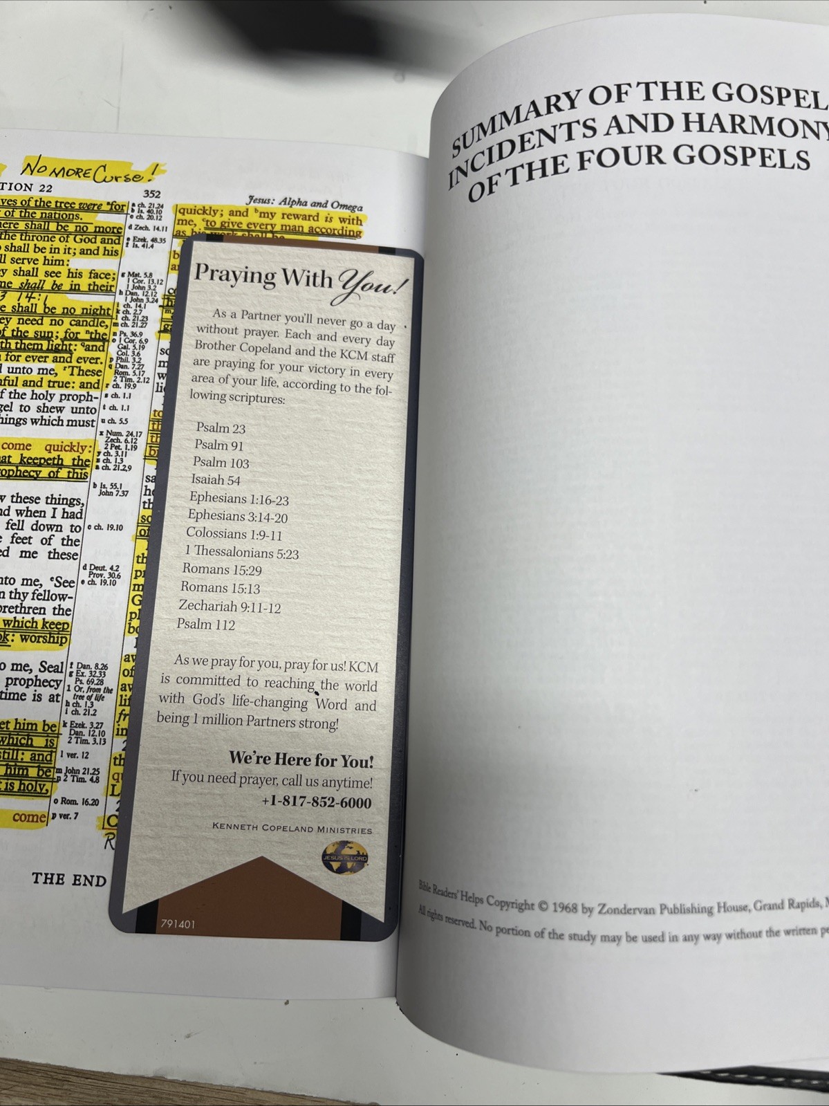 THE NEW TESTAMENT KJV Kenneth Copeland Personal Notes Edition, Faux Leather,