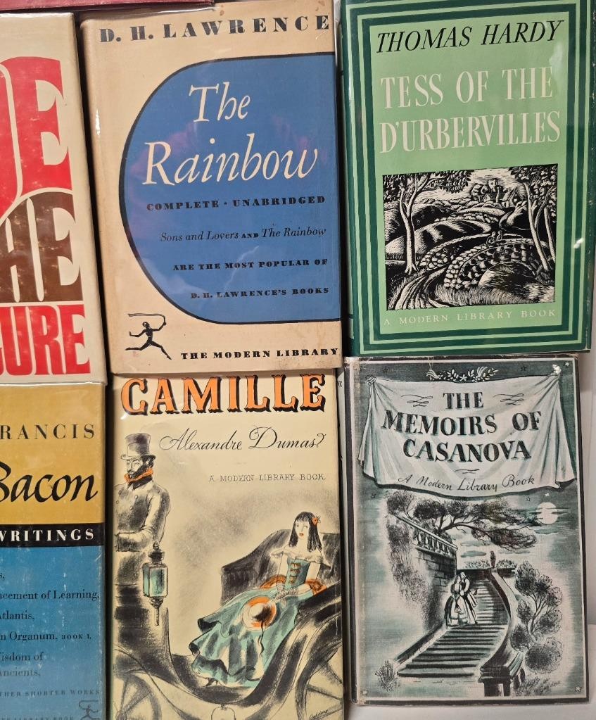 25 MODERN LIBRARY BOOKS CLASSICS BEST SELLERS UNCLE TOM’S CABIN, DICKENS AUSTEN