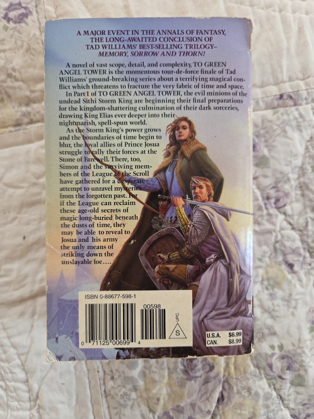 Tad Williams : To Green Angel Tower And The Dragonbone Chair PB