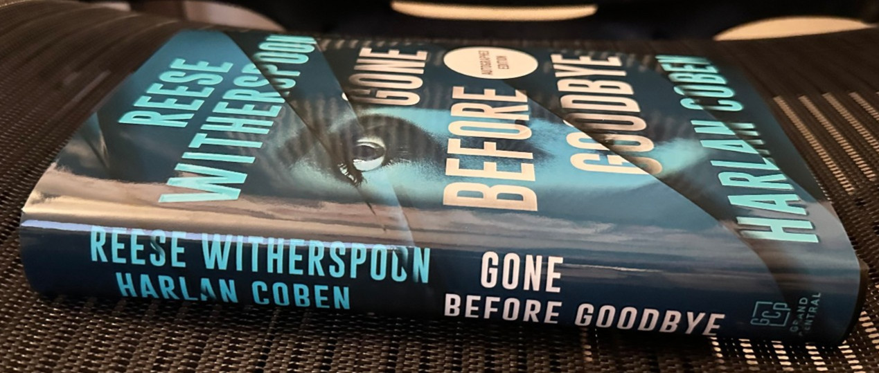 Gone Before Goodbye Signed by Reese Witherspoon + Harlan Coben 2025 1st ED book
