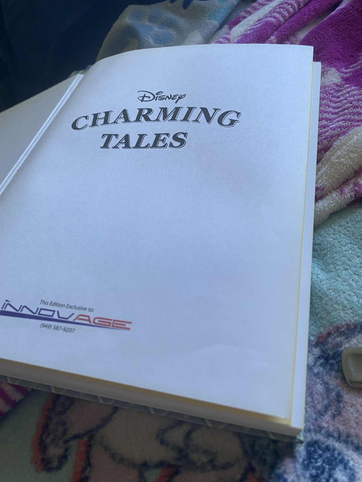 2005 Disney Charming Tales Book Hardcover Illustrated (301 pages)