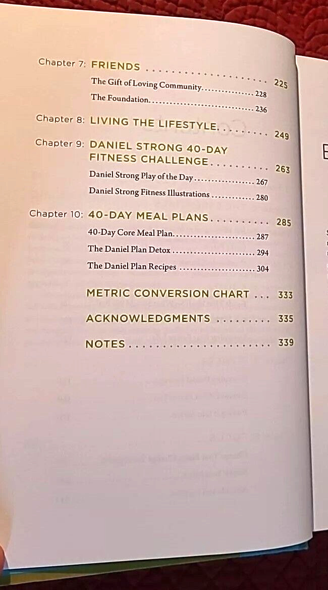 The Daniel Plan Ser.: The Daniel Plan : 40 Days to a Healthier Life by Daniel…
