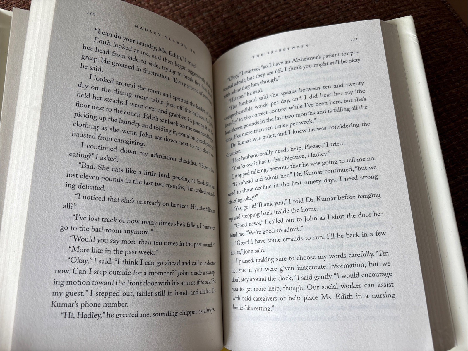 The In-Between: Unforgettable Encounters During Life’s Final Moments by Hadley V